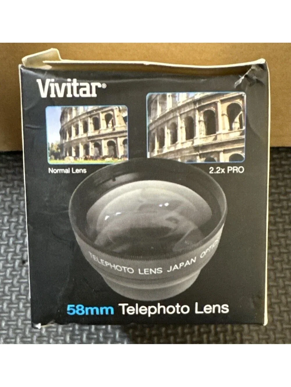 Vivitar 2.2X 58mm Pro Telephoto Lens For 58mm Lens HD4 Optics
